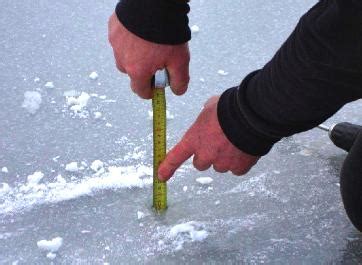 how to measure ice thickness|ice thickness checker.